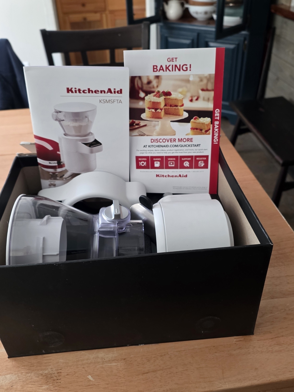 KitchenAid White Food Grinder & Attachment Set with Baking Guide